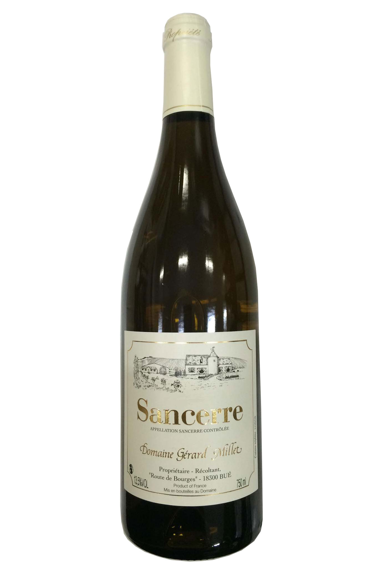 Sancerre AOP Blanc | trocken, Johannes 2022 Weißwein Millet Frankreich Domaine Weißwein | Gerard Weinimport | aus Kemnitz